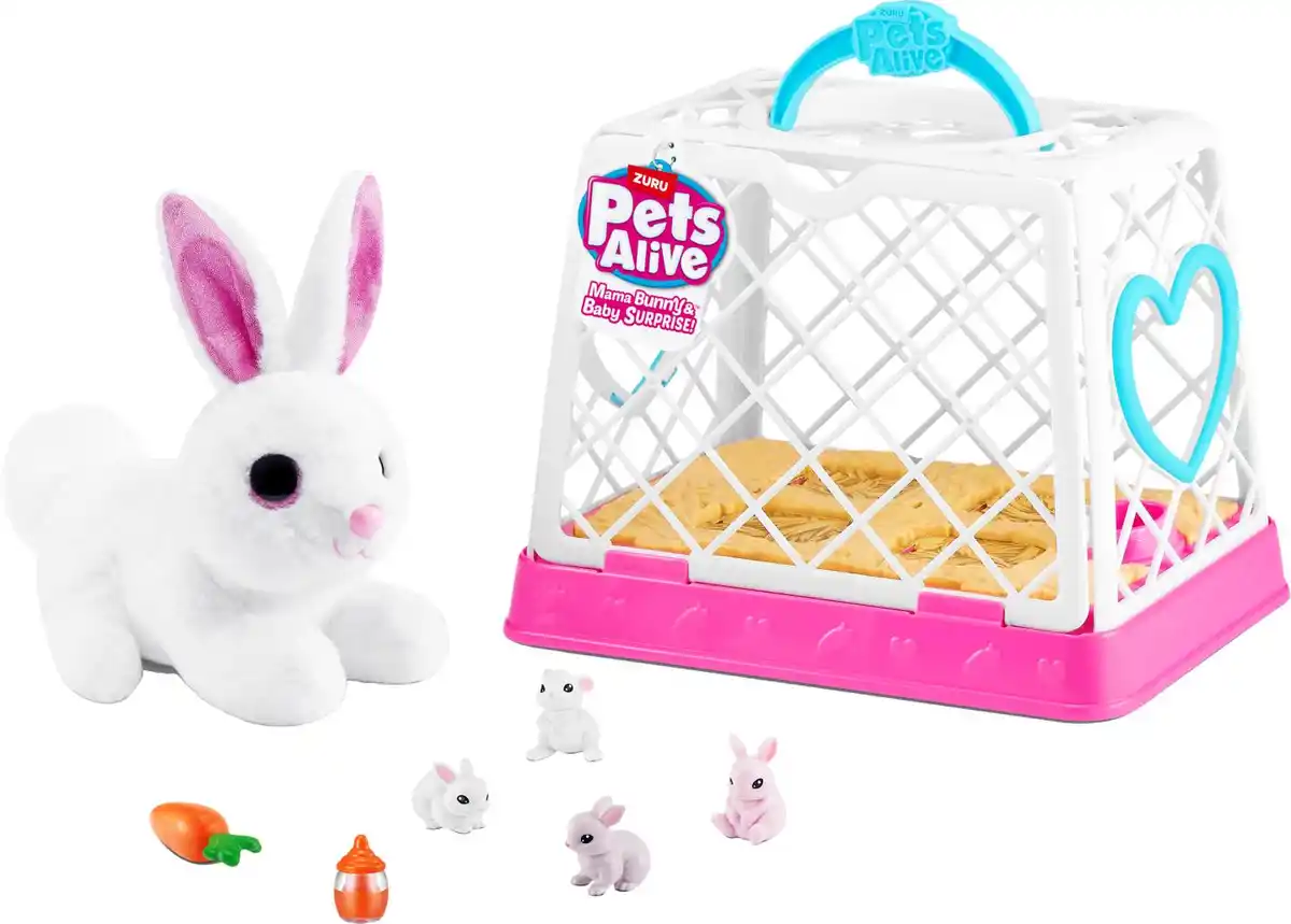 Bild 2 von ZURU Pets Alive »Mama Bunny & Baby Surprise«, 12-teilig