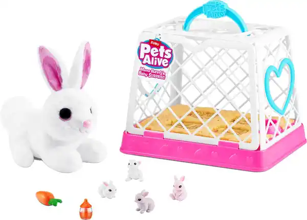 Bild 2 von ZURU Pets Alive »Mama Bunny & Baby Surprise«, 12-teilig