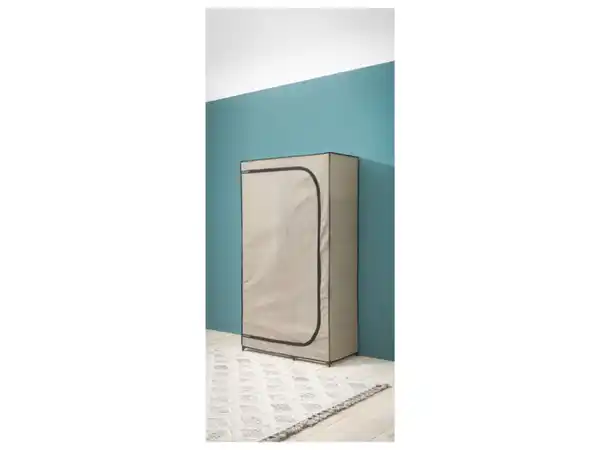 Bild 2 von LIVARNO home Textilkleiderschrank, mit 7 Ablagefächer,  4 kg