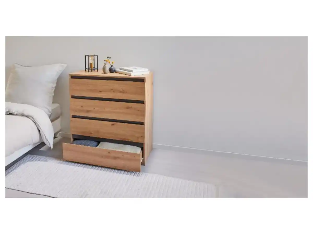 Bild 3 von LIVARNO home Kommode »Genf« mit 4 Schubladen, Eiche-Artisan