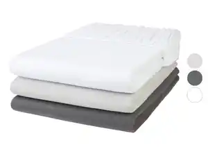 LIVARNO home Jersey Spannbettlaken, aus reiner Baumwolle, 90-100 x 200 cm