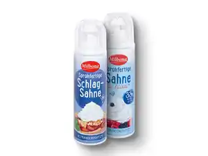 Milbona Sprühfertige Sahne