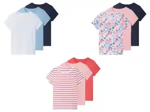 lupilu® Kleinkinder T-Shirts, 3 Stück, aus reiner Baumwolle