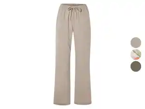 esmara® Damen Hose mit Leinen, mit geradem Bein