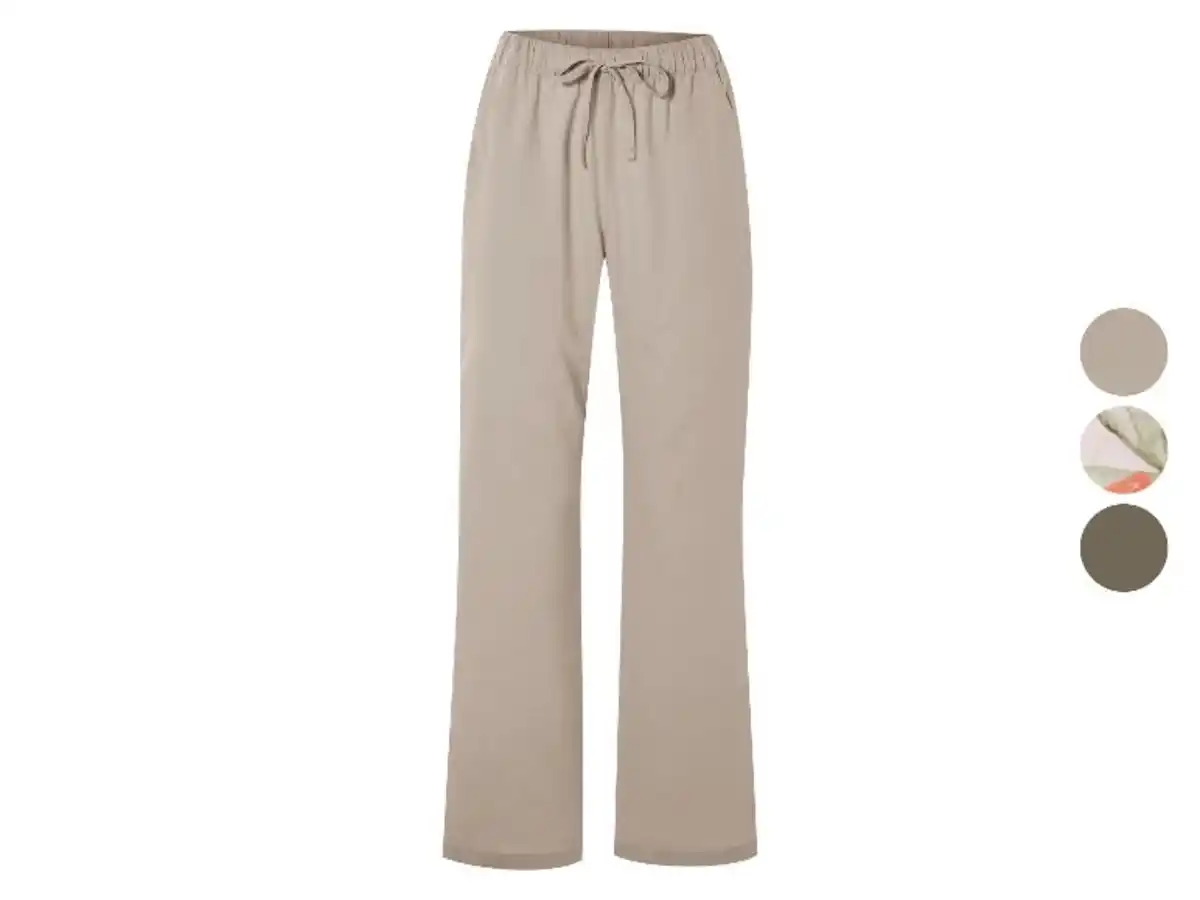 Bild 1 von esmara® Damen Hose mit Leinen, mit geradem Bein