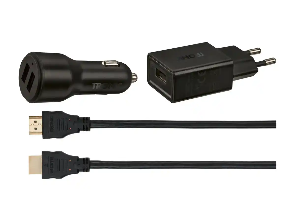 Bild 1 von TRONIC® HDMI-Kabel/KfZ-/USB-Ladegerät