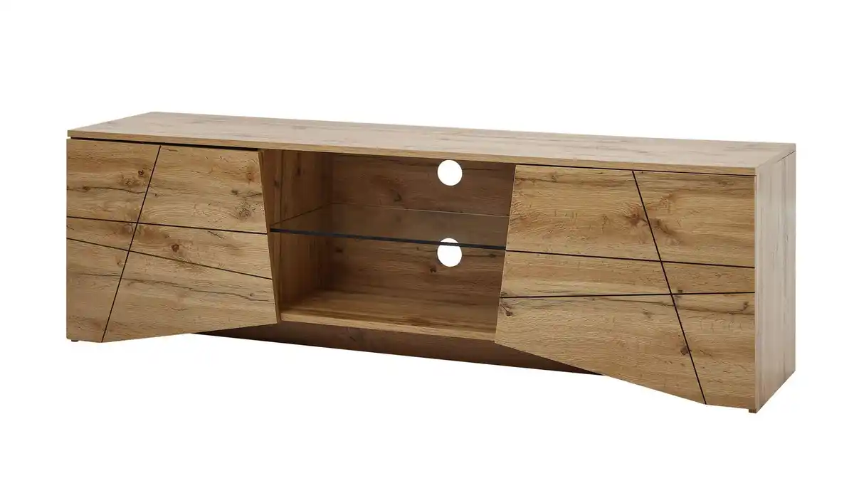 Bild 1 von TV - Lowboard Eiche 160 cm - 2-türig - ELVAR