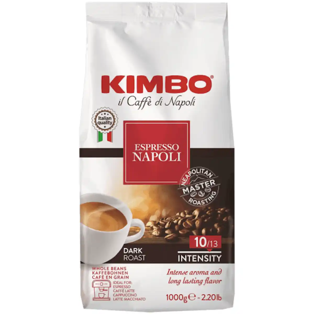 Bild 1 von Kimbo Kaffeebohnen Espresso Napoletano (1kg)