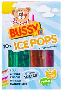 BUSSY Ice Pops Mix, 10 St. = 400-ml-Packg.