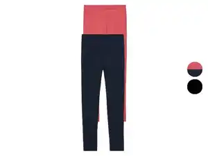 pepperts!® Kinder Leggings, 2 Stück, mit hohem Baumwollanteil