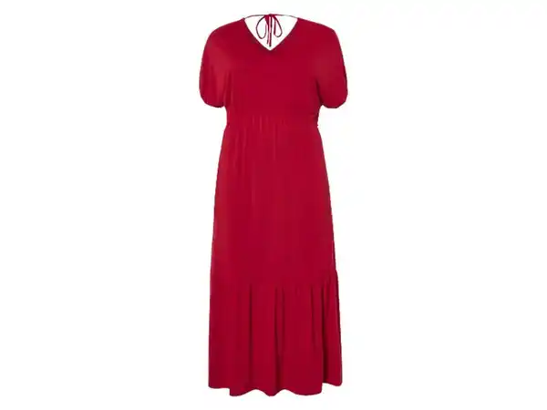 Bild 2 von esmara® Damen Maxi-Kleid, mit recyceltem Material