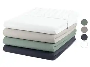 LIVARNO home Jersey-Spannbettlaken, 90-100 x 200 cm