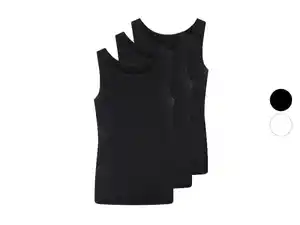 LIVERGY® Herren Feinripp-Achselhemden, 3 Stück