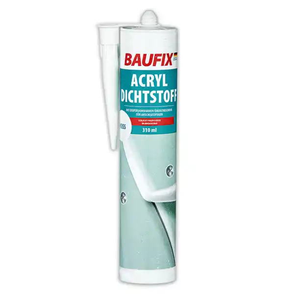 Bild 1 von Baufix Acryl Dichtstoff Weiß 310 ml