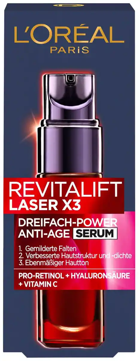 Bild 1 von L'ORÉAL PARIS Revitalift Laser X3 Anti-Age-Serum, 30-ml-Fl