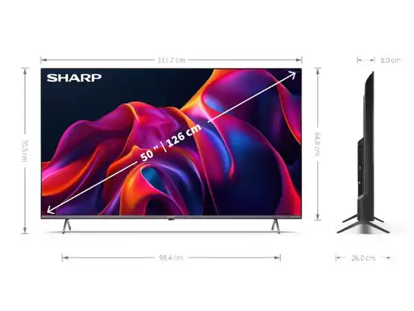 Bild 2 von Sharp ULTRA HD SMART TV »50GM6245E«, mit Sprachsteuerung