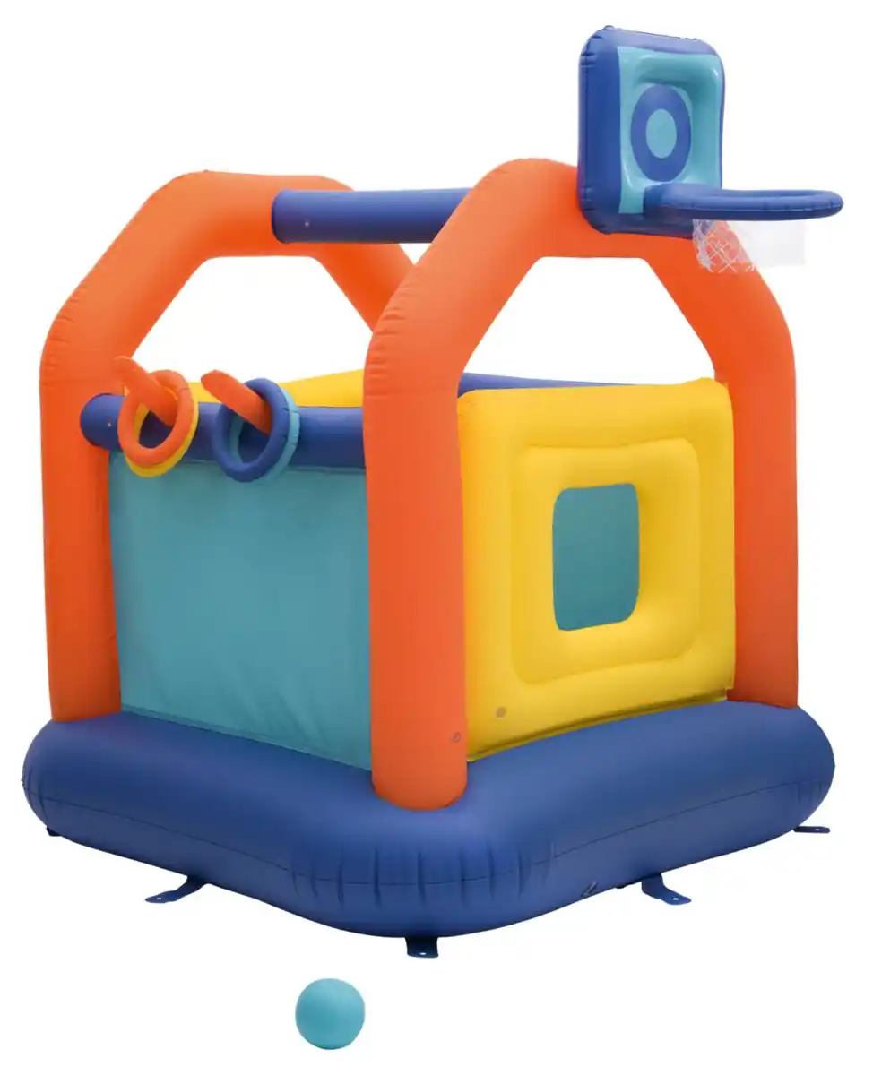 Bild 1 von KIDLAND® Hüpfburg aufblasbar, 14-teilig