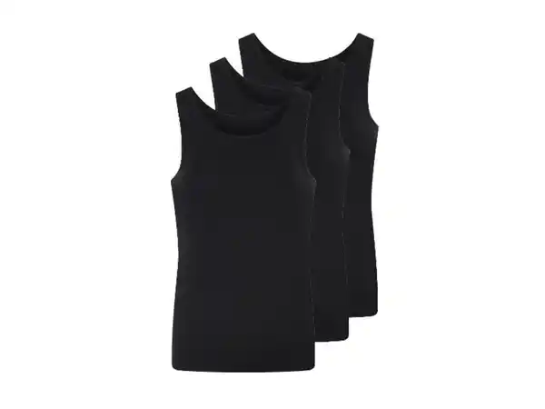 Bild 2 von LIVERGY® Herren Feinripp-Achselhemden, 3 Stück