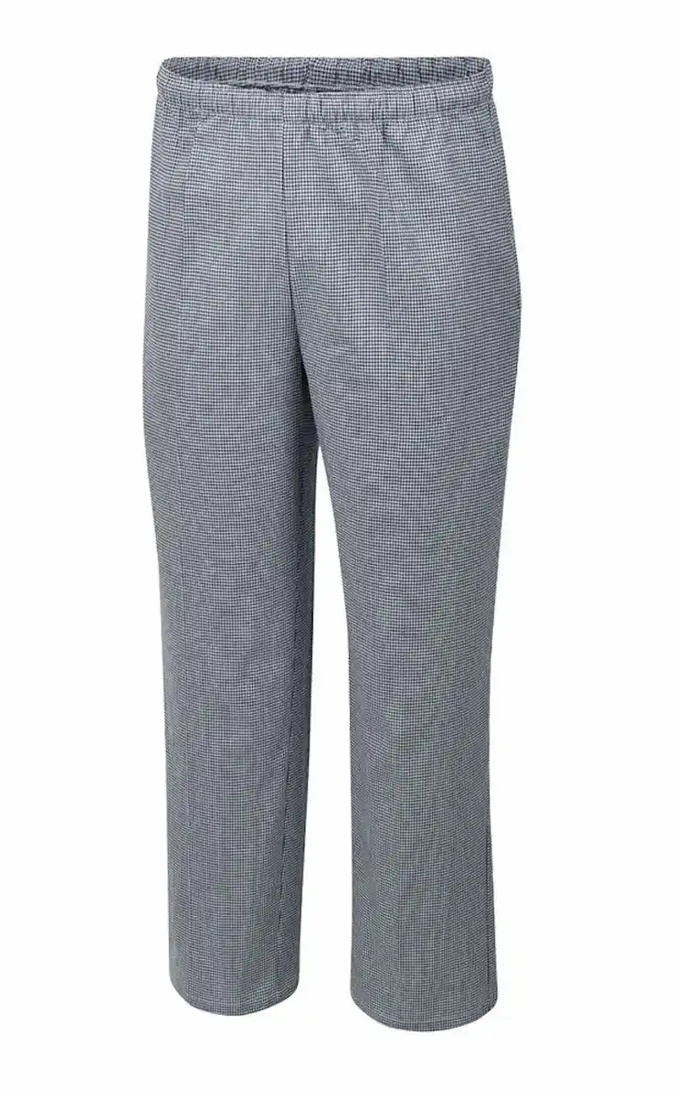 Bild 1 von METRO Professional Kochhose, Polyester / Baumwolle, unisex, kariert, Größe L, schwarz/weiß