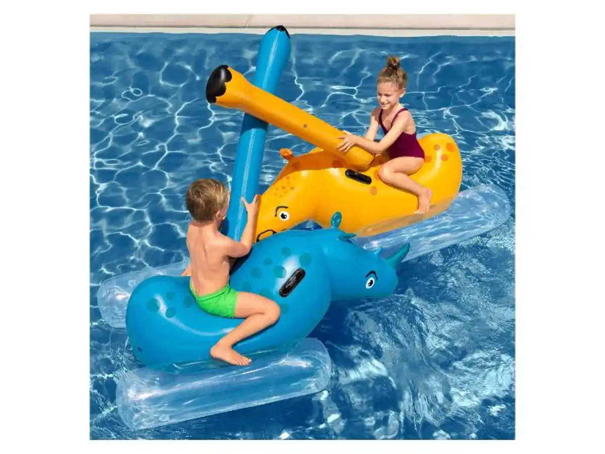 Bild 3 von Bestway Poolspiel Rhino Rumble™, mit robusten Haltegriffe