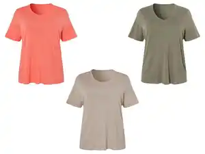 esmara® Damen Leinenshirt, leger geschnitten