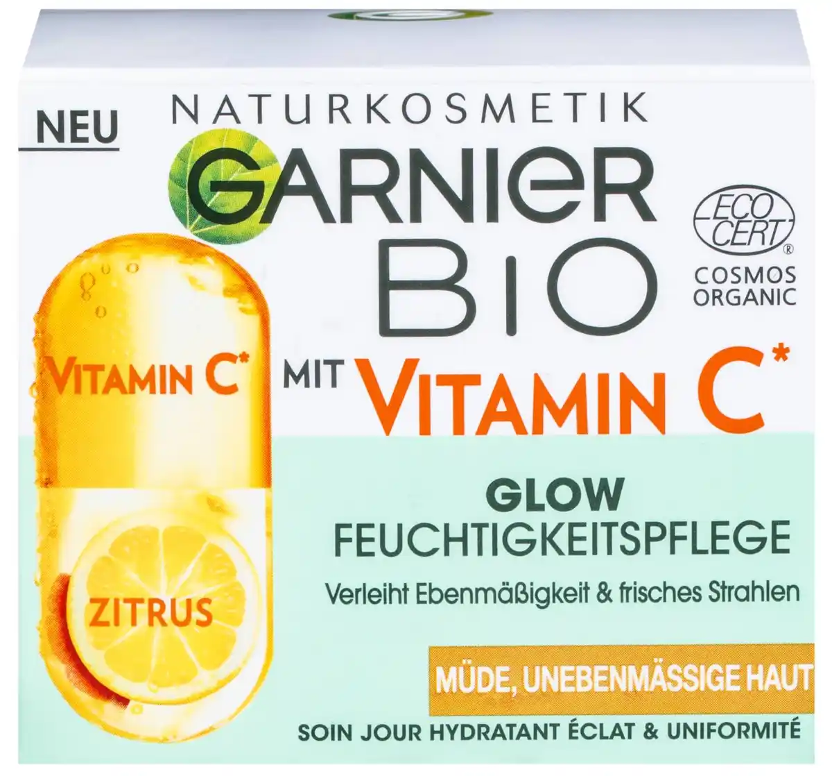 Bild 1 von GARNIER BIO Glow Feuchtigkeitspflege, 50-ml-Tiegel