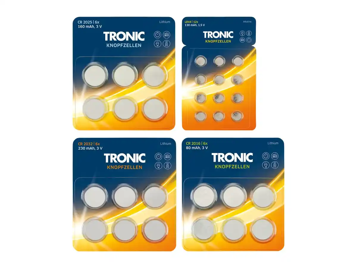 Bild 1 von TRONIC® Knopfzellen