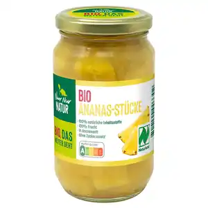NUR NUR NATUR BioTropische Früchte 370 ml, Ananas Stücke