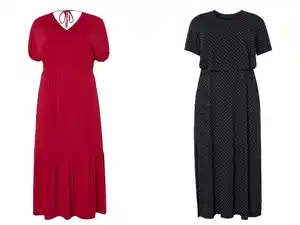 esmara® Damen Maxi-Kleid, mit recyceltem Material