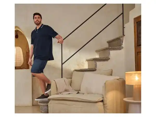 Bild 3 von LIVERGY® Herren Sweatdenim-Bermudas, mit normaler Leibhöhe