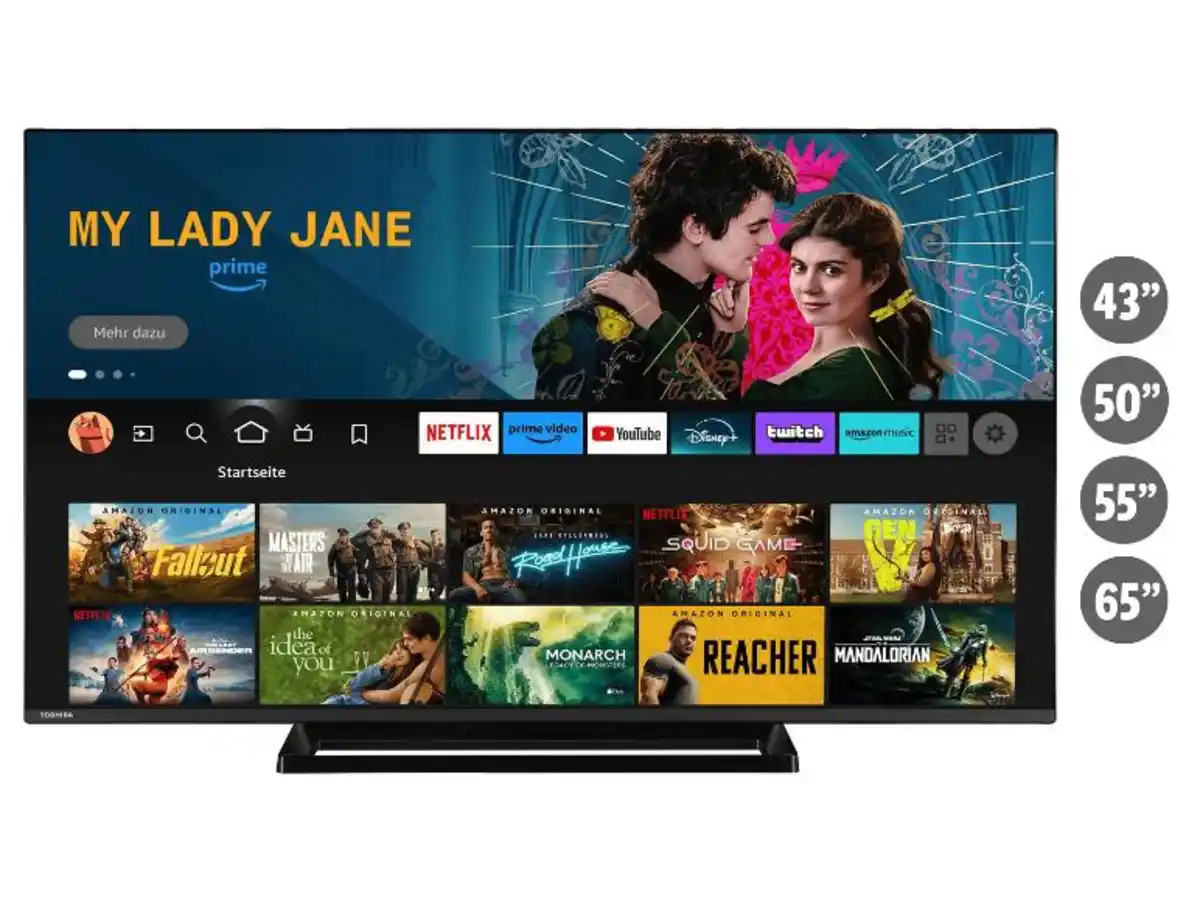 Bild 1 von TOSHIBA »UF3F63DAZ« Fernseher Fire TV Smart 4K UHD