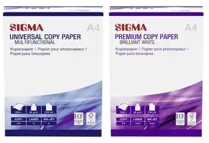 SIGMA DIN A4 Kopierpapier Bonus Pack 80 g/m², hochweiß, 1 x 500 Blatt Premium + 1 x 500 Blatt Universal