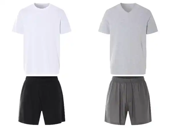 Bild 1 von LIVERGY® Herren Pyjama, mit bequemem Gummizugbund