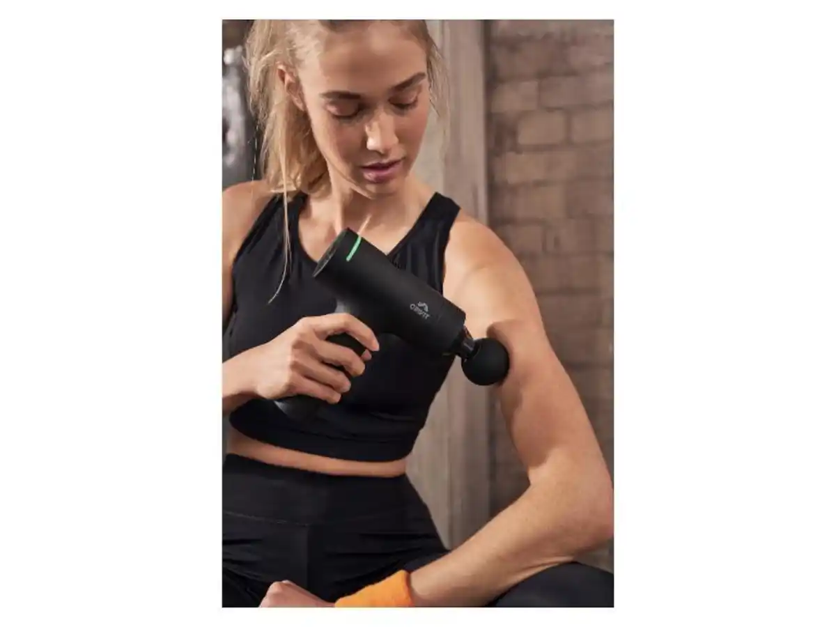 Bild 2 von CRIVIT Massage Gun »CMGB A1 / SOPMGB F5«, mit 5 Aufsätzen