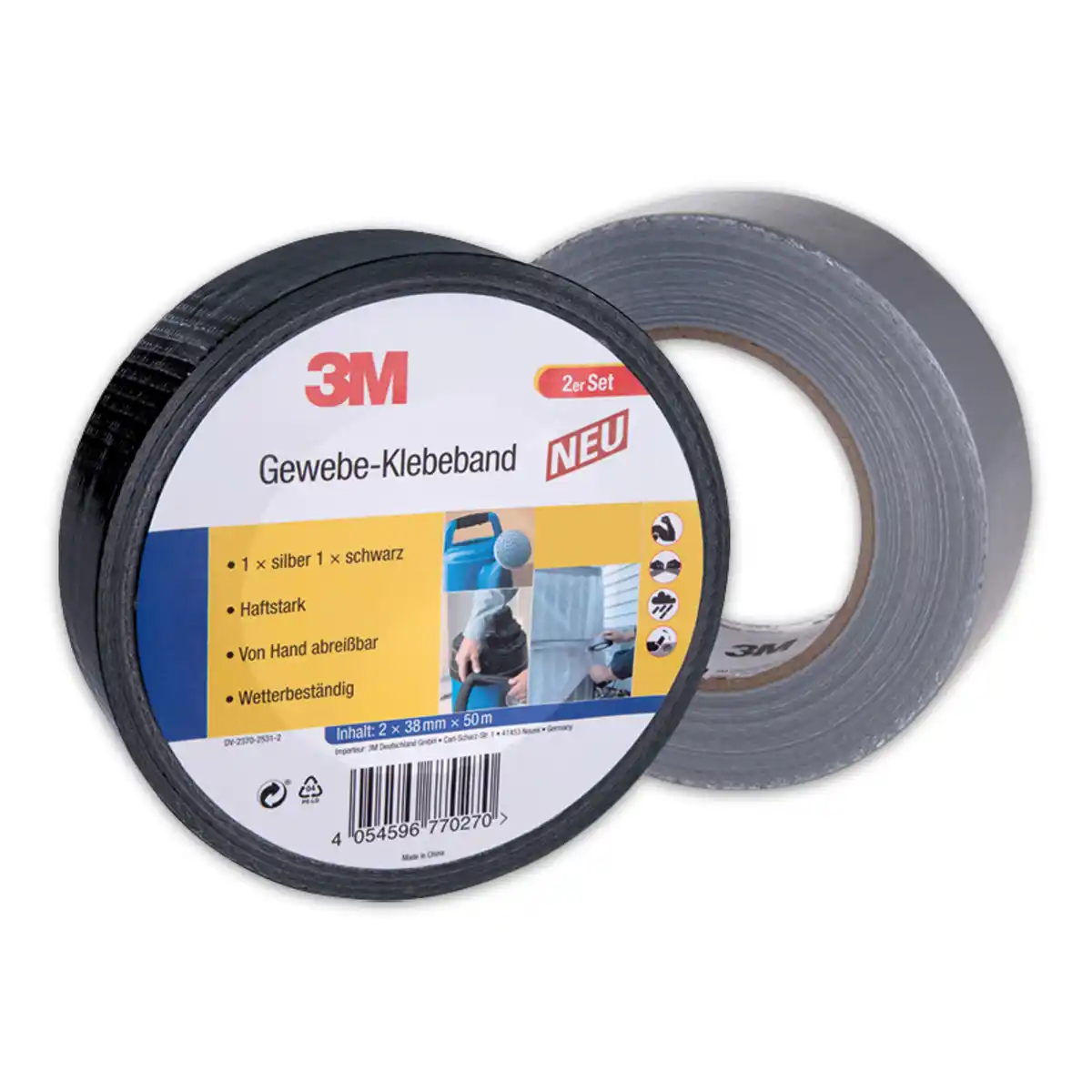 Bild 1 von 3M Gewebe-Klebeband 2er-Set