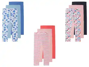 lupilu® Kinder-Leggings, 3 Stück, mit hohem Baumwollanteil