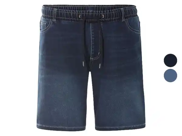 Bild 1 von LIVERGY® Herren Sweatdenim-Bermudas, mit normaler Leibhöhe
