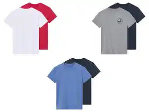 pepperts!® Kinder T-Shirt, 2 Stück, mit Rundhalsausschnitt