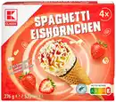 Bild 1 von K-CLASSIC Spaghetti-Eishörnchen, 4 St. = 520-ml-Packg.
