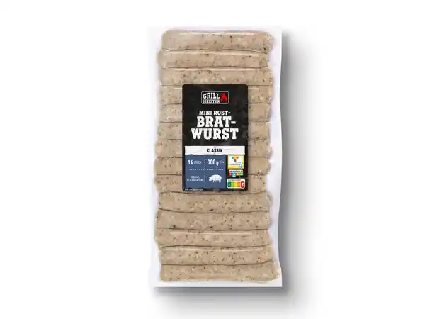 Bild 1 von Grillmeister Mini Rostbratwurst,  300 g