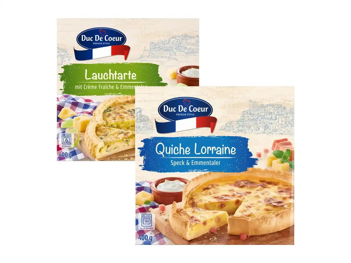 Bild 1 von Duc de Coeur Quiche Lorraine/Lauch-Tarte,  400 g