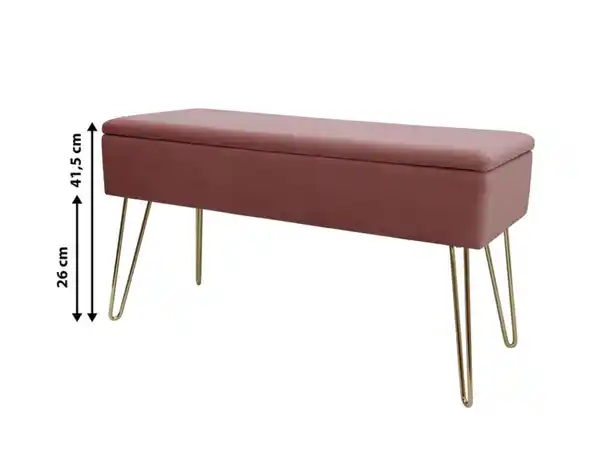 Bild 3 von ECHTWERK Sitzbank Scarlett, mit bequemer Sitzfläche aus Samtstoff