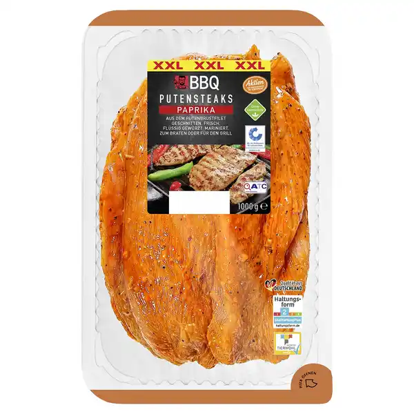 Bild 1 von BBQ ZEIT ZUM GRILLEN Putensteaks mariniert 1 kg