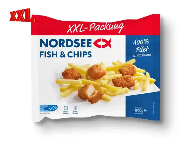 Bild 1 von Nordsee Fish & Chips,  800 g
