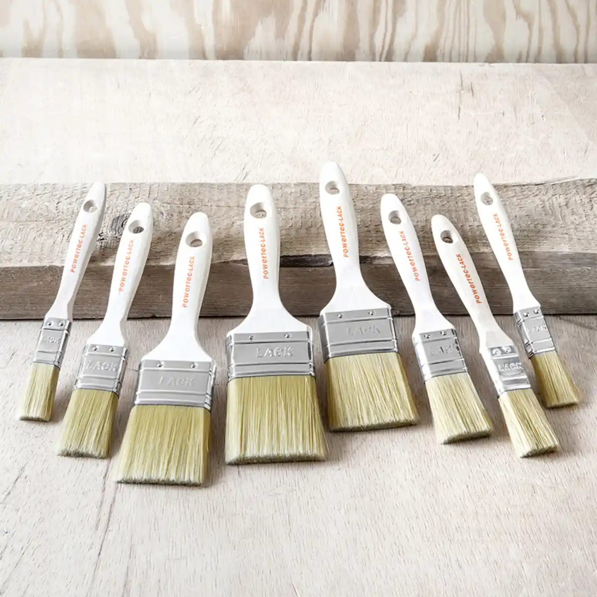 Bild 1 von Powertec Color Lasurpinsel-Set "PRO" 8tlg.