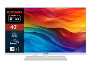 TELEFUNKEN »XF40TO750M-W« Fernseher 40 Zoll Smart TV Powered by TiVo Full HD, HDR, HD+ 6 Monate inkl., Triple-Tuner