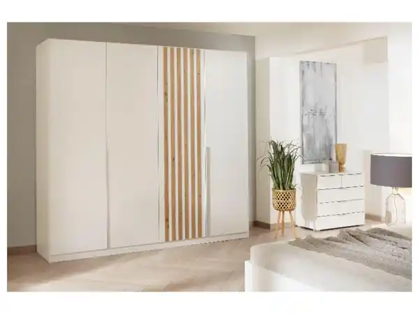 Bild 2 von rauch BLUE Drehtürenschrank »Lamella«, mit stilvollen Dekor-Holzlamellen