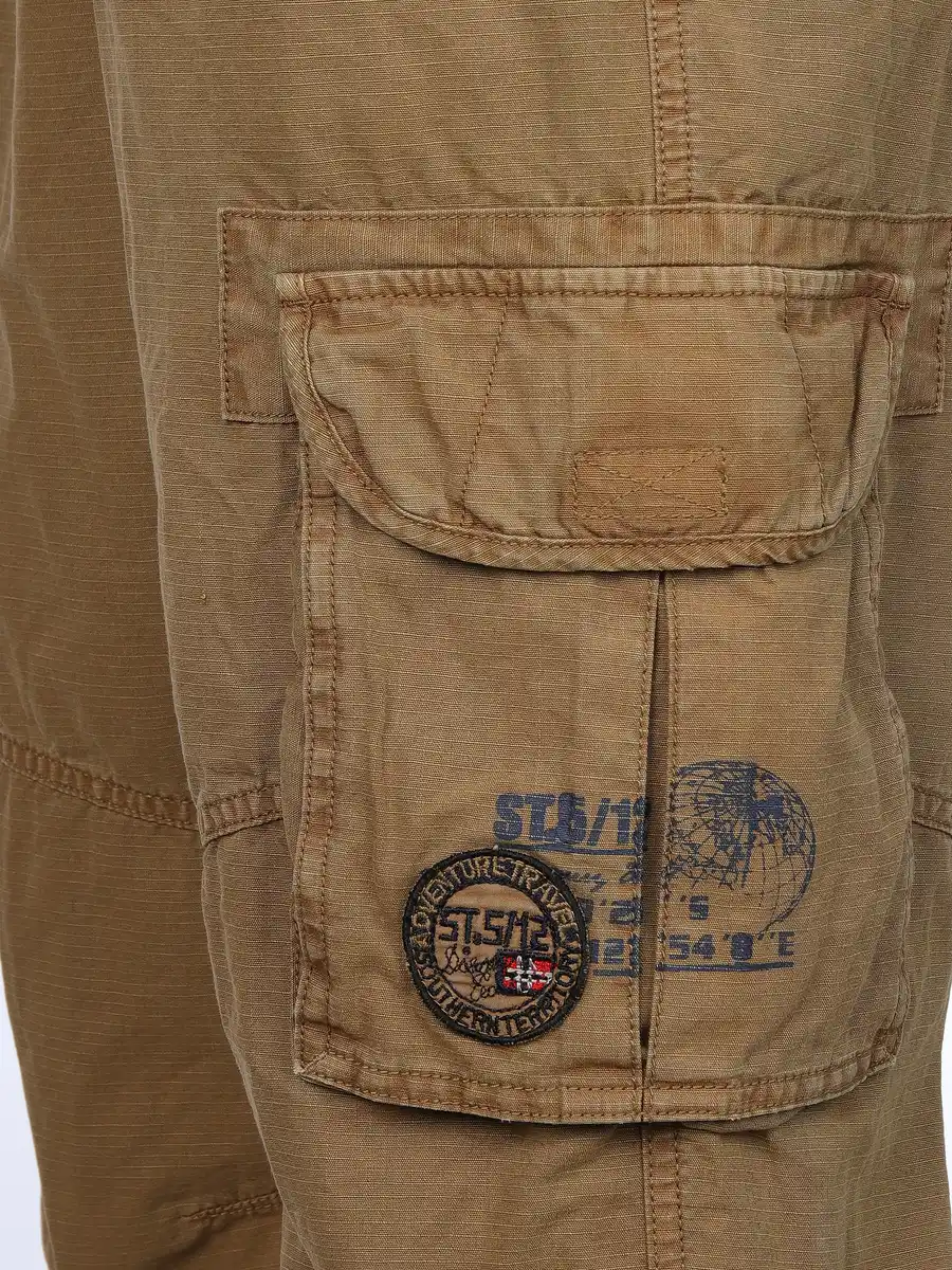 Bild 4 von Herren Cargobermuda mit Gürtel Beige