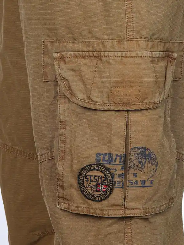 Bild 4 von Herren Cargobermuda mit Gürtel Beige