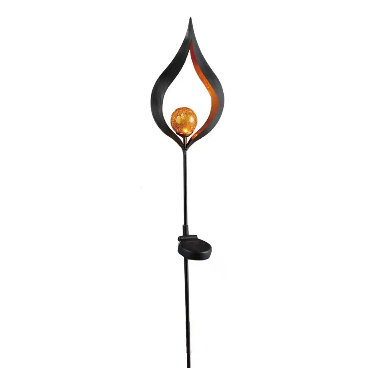 Bild 1 von LED-Solar-Gartenstecker 93cm Offene Flamme